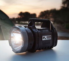 A Photo Of Porodo LifeStyle Outdoor 10W 3 in 1 Flashlight with FM Radio and Bluetooth Speaker | PD-LSFLSP