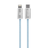 Porodo Woven 30W Lightning to Type-C Cable 1.2M - Blue | PD-W30LC1-BU