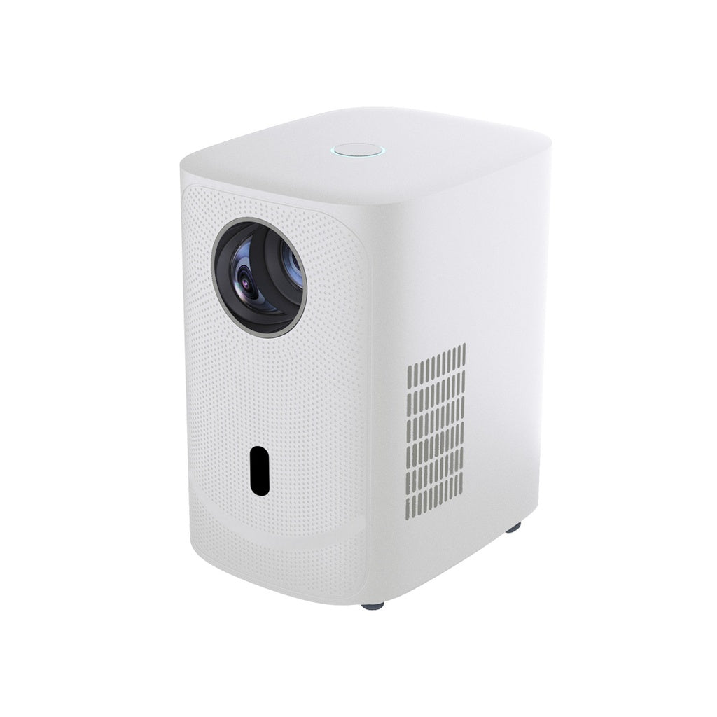 A Photo Of Porodo Mini Projector Wireless Mirroring Patented Dust-Proof Structure | PD-P720PJR-WH