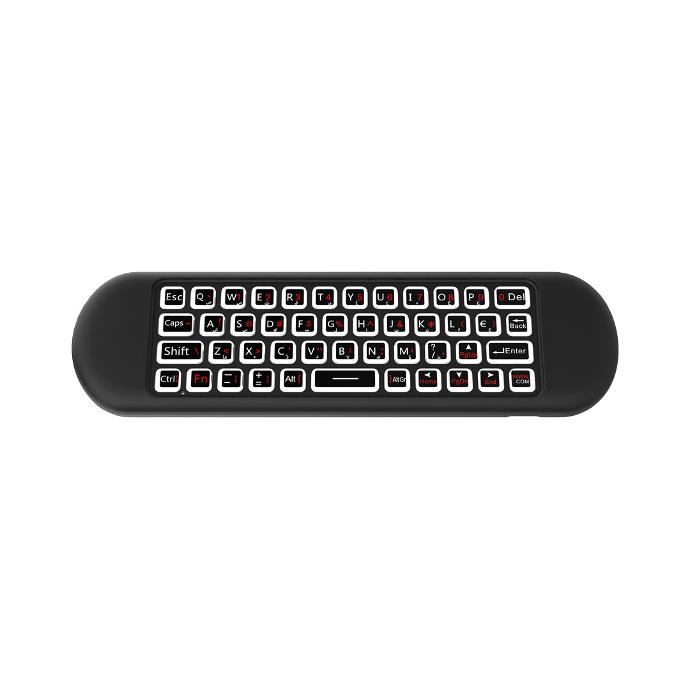 A Photo Of Porodo Air Mouse Remote Mini Keyboard | PD-ARMKB-BK