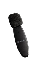 A Photo Of Porodo Dual Connector Lavalier Microphone Dual Mic - Black | PD-2MLAV-BK