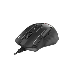 A Photo Of Porodo Gaming 8D RGB Wired Mouse DPI 7200 - Black | PDX321