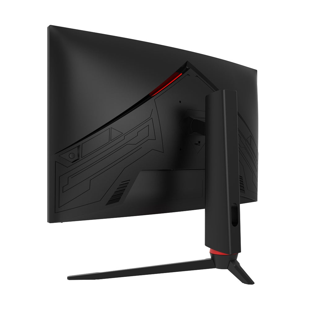 A Photo Of Porodo Gaming MT9800 Solution FHD/240Hz Monitor with RGB light - Black | PDX546