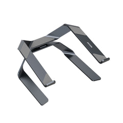 A Photo Of Porodo Alum. alloy 360% Rotatable and Adjustable Laptop Stand - Grey | PD-A150RALS-GY