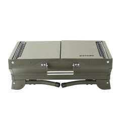 A Photo Of Porodo Lifestyle Camping Folding Charcoal Grill/Carbon Oven - Green | PD-LCFCGO-GN