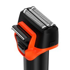 A Photo Of Porodo Lifestyle Dual Purpose Beard Trimmer Seamless Close Shave | PD-LSRSHAV-BK