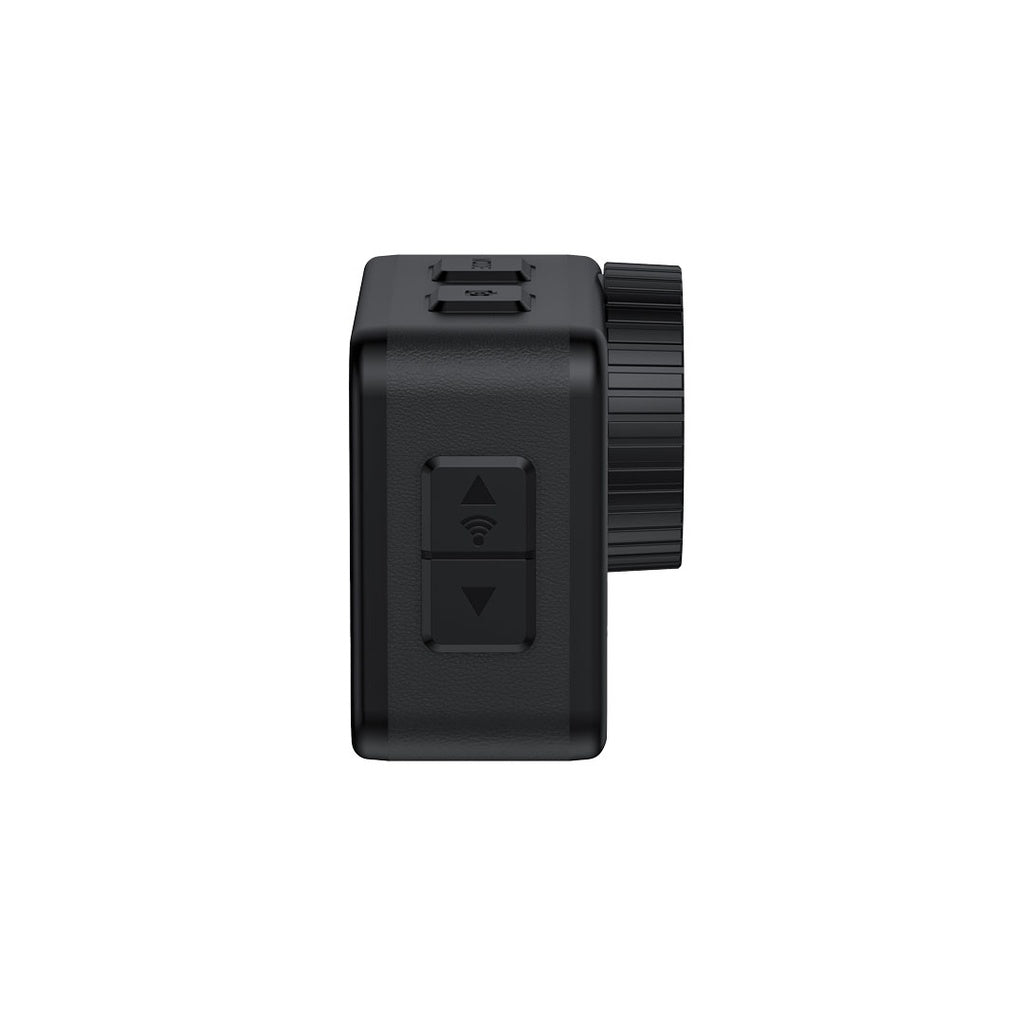 A Photo Of Porodo Lifestyle Fully Waterproof UHD Action Camera Dual Display With Video Stabilisation | PD-5KACAM-BK