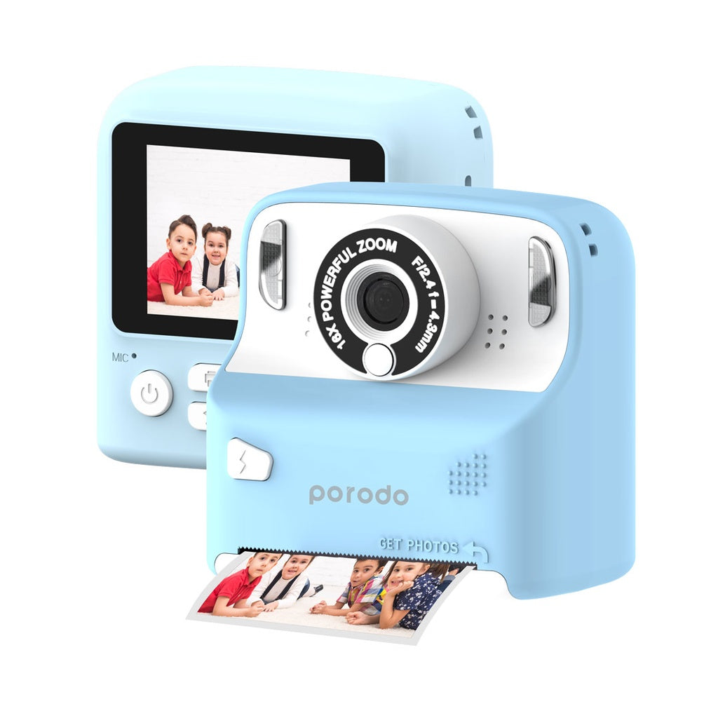 A Photo Of Porodo Lifestyle Kids Print Camera Thermal Printing