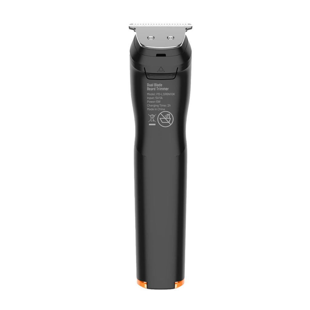 A Photo Of Porodo Lifestyle Multi-purpose Beard Trimmer And Smooth Seamless Shave | PD-LSR6N1GK-BK