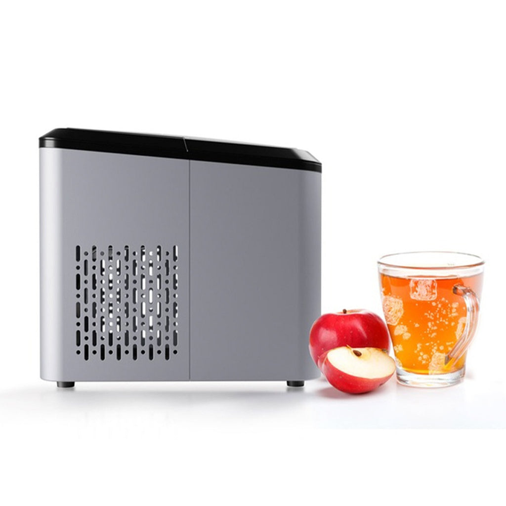 A Photo Of Porodo Lifestyle Portable Outdoor Ice Cube Machine 2.2L 12kg | PD-LSICMV2-BK