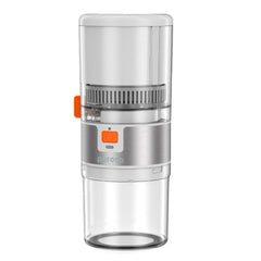 A Photo Of Porodo Lifestyle Portable Slow Juicer 55W - White / Orange | PD-LSSJ55-WH