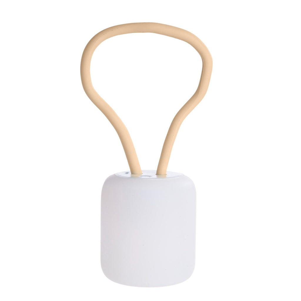 A Photo Of Porodo Lifestyle Soft Silicon Mini Camping Lamp - Light Brown | PD-LFSMCL-LTBR