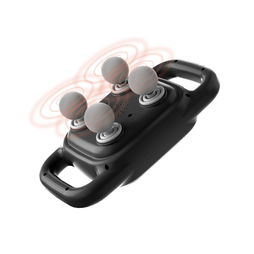 A Photo Of Porodo Lifestyle Quad Comfort Massager - Black | PD-4HMSG-BK