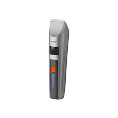 A Photo Of Porodo LifeStyle Rechargeable LED display Hair Clipper With Two Cutting Modes 1200mAh Grey | PD-LSRDHC-GY