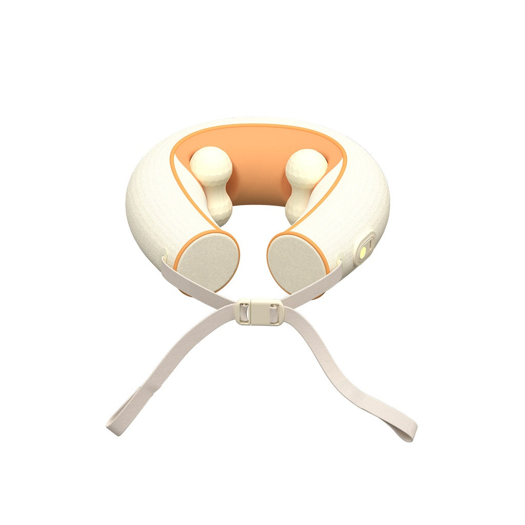 A Photo Of Porodo Shiatsu Neck Massager - Yellow | PD-5DKSNM-YL