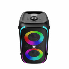 A Photo Of Porodo Soundtec 640W Party Speaker with Trolley - Black | PD-BASHX-BK