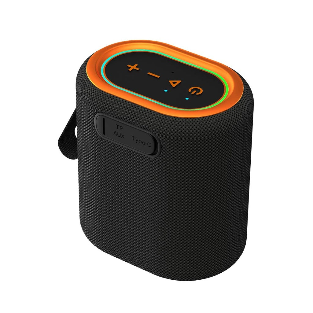 A Photo Of Porodo Soundtec Rave Portable Speaker - Black |  PD-STSP12W-BK