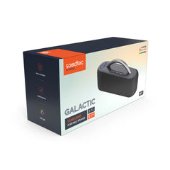 A Photo Of Porodo Soundtec Star Light Portable Speaker - Black |  PD-GALACTIC-BK