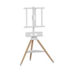 A Photo Of Porodo TV Stand Wooden Tripod | PD-ATVFTS-WH