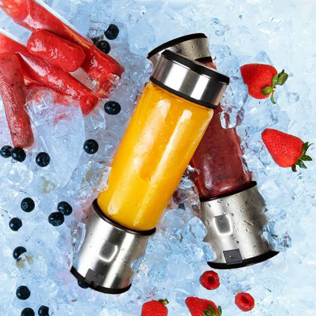 A Photo Of Powerology 6 Blades Portable and Rechargeable Juicer and Blender | P6BPJBK