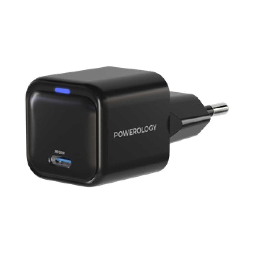 A Photo Of Powerology Ultra-Compact GaN Charger PD 20W EU