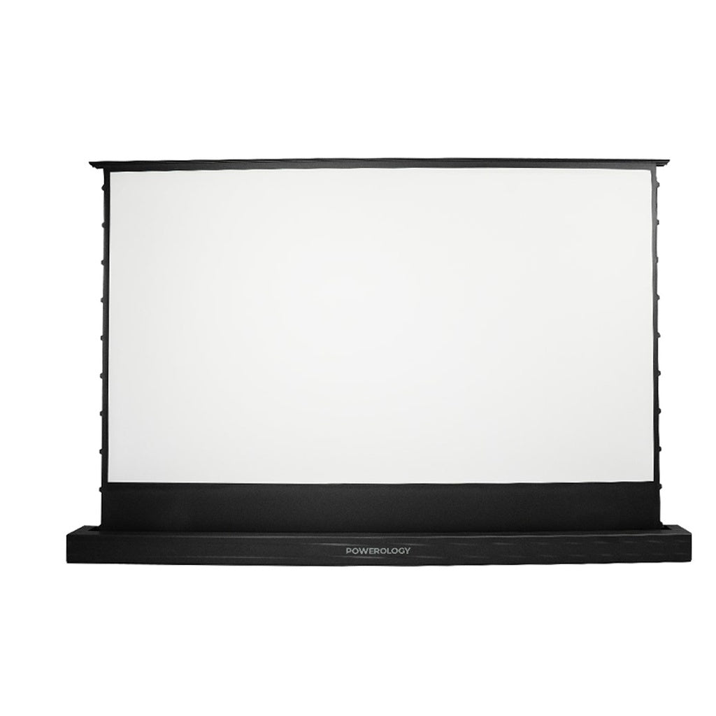 A Photo Of Powerology 100'Motorised Projector Screen - White | P100MPS