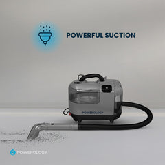 A Photo Of Powerology Powerful Spot & Stain Cleaner Hot Water & Steam Function - Black | PCRTSCGY