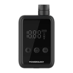 A Photo Of Powerology Super Compact Tire Inflator - Black | P25CMAPBK