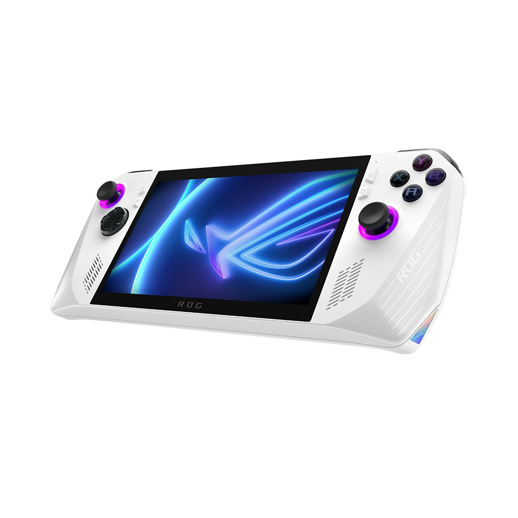 A Photo Of Asus ROG Ally 7″ Gaming Handheld Console – AMD Z1 Processor, 16GB RAM, 512GB SSD, FHD 120Hz Display, Windows 11 Home, White