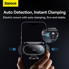 A Photo Of Baseus Steel Cannon Pro Solar - Electric Car Mount