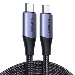 A Photo Of Ugreen US355 USB-C 3.1 Gen 2 Cable 1m - Fast Charging, 4K Video, 10 Gbps Data Transfer - Black