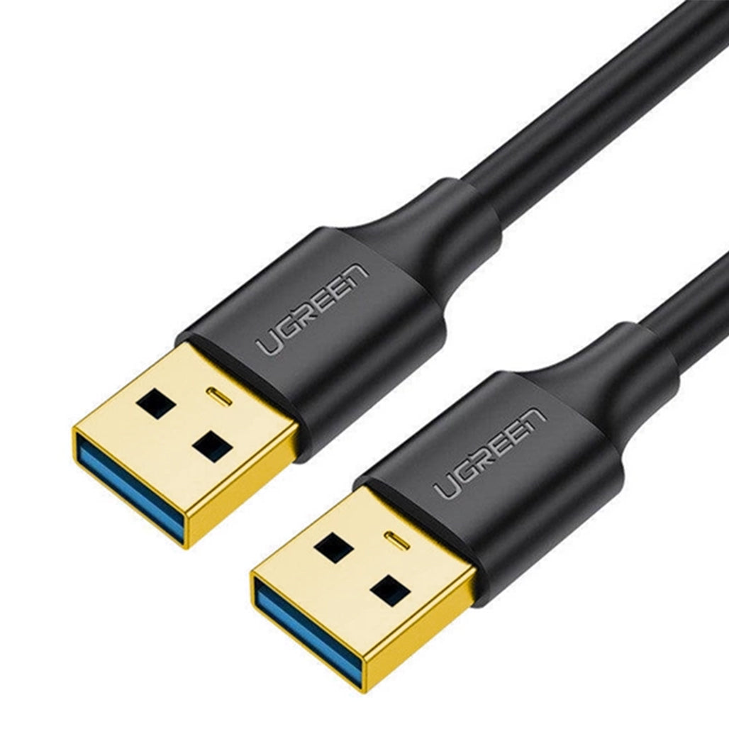 A Photo Of UGREEN US128 - USB-A 3.0 Male to Male Data Transfer Cable - High-Speed 5Gbps