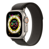 Apple Watch Ultra GPS + Cellular, 49mm Titanium Case with Black Gray Trail Loop