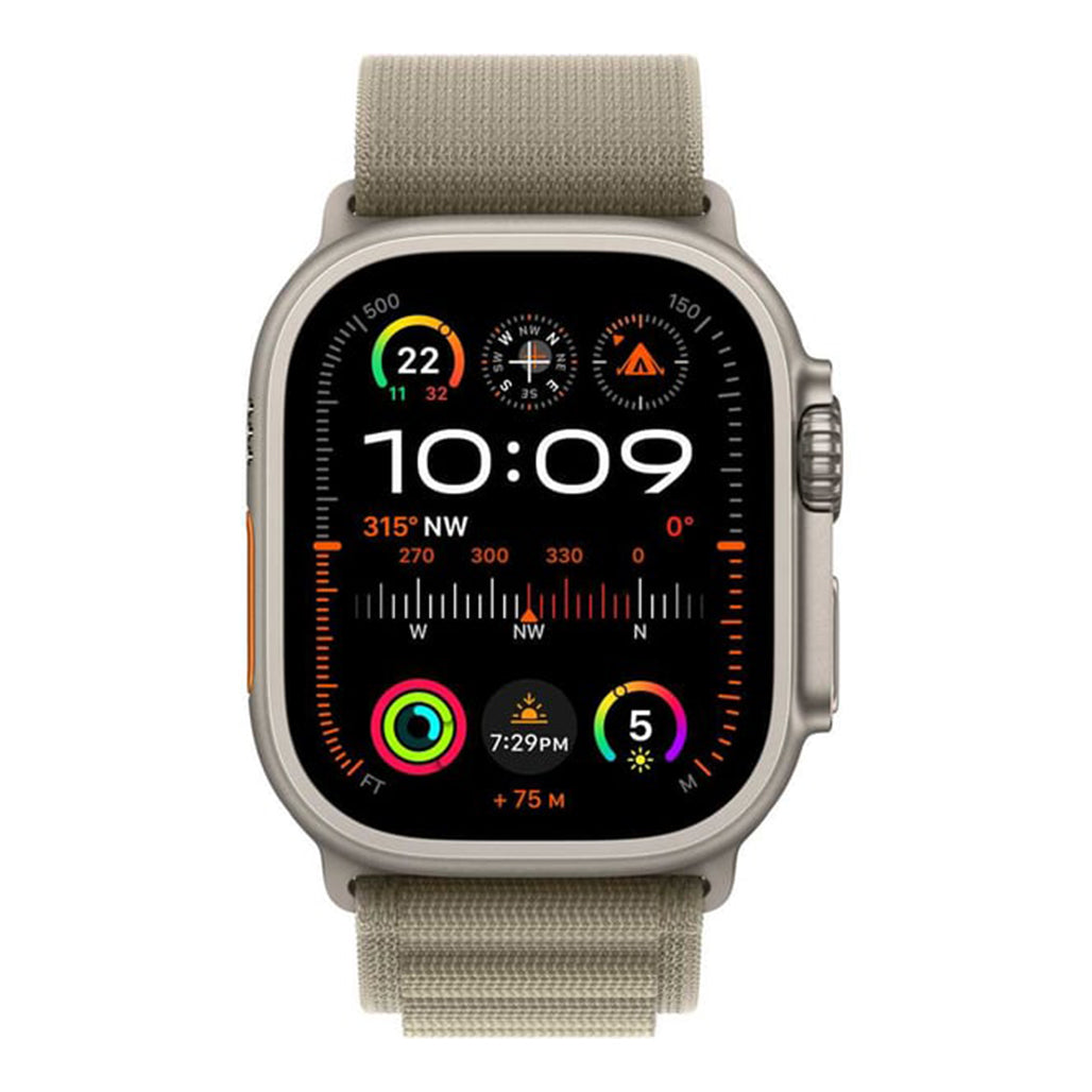 A Photo Of Apple Watch Ultra 2 GPS + Cellular - 49mm - Titanium Case: Rugged Design, S9 SiP, Always-On Retina Display, and Advanced Health Features