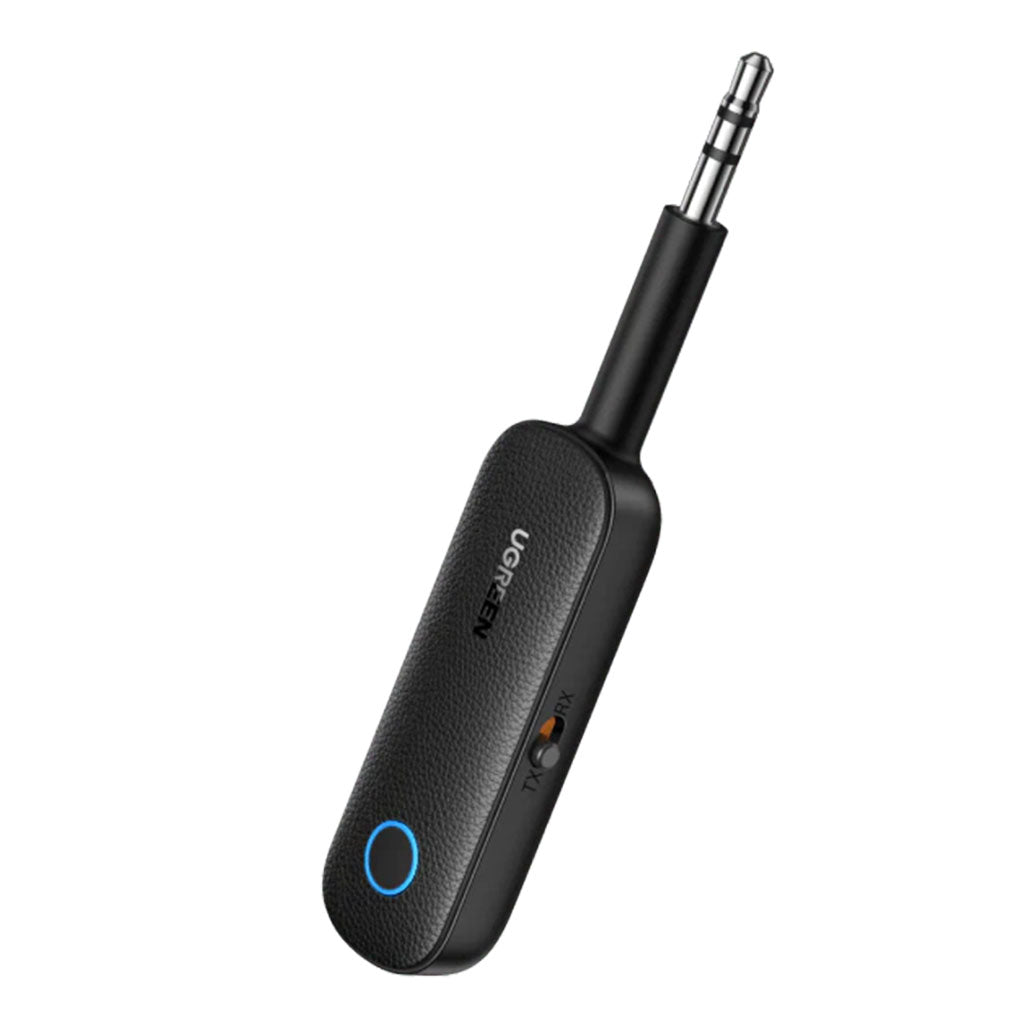 A Photo Of UGreen Bluetooth 5.0 Transmitter and Receiver | 3.5mm Jack Wireless Adapter | CM403