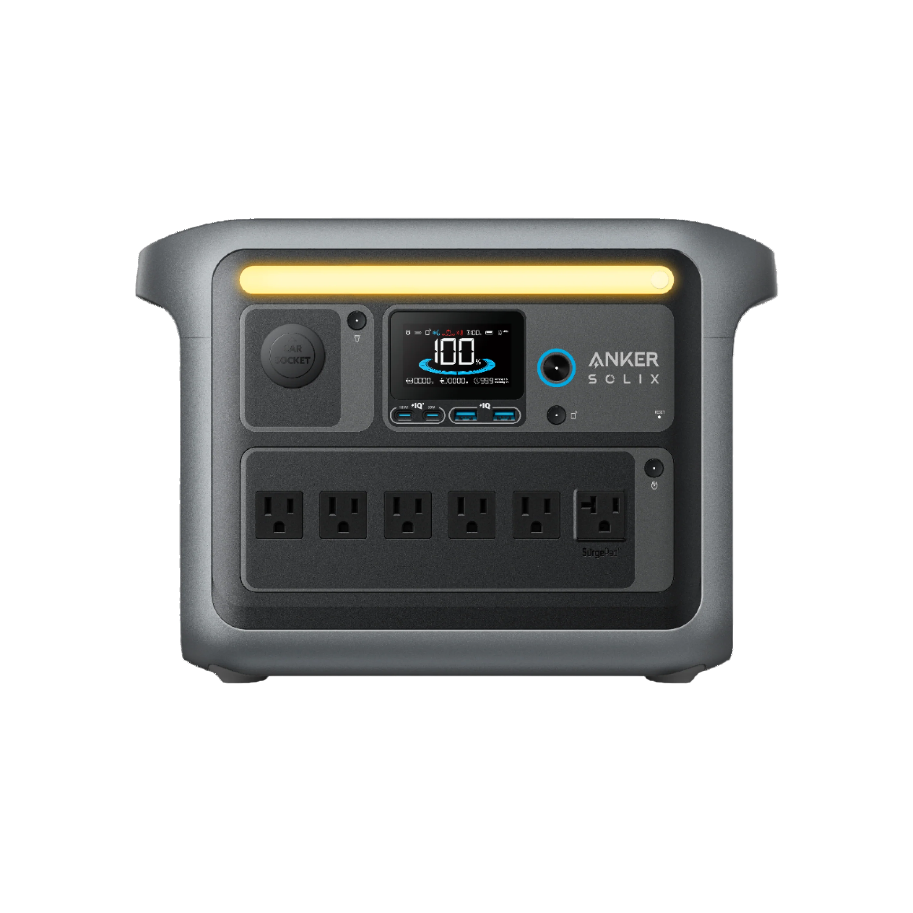 A Photo Of Anker SOLIX C1000 Portable Power Station - 1056Wh | 1800W | AN.A17612A1.BK