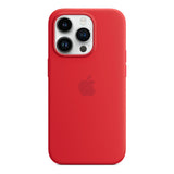 Apple iPhone MPTG3 14 Pro Silicone Case with MagSafe - (Product) Red