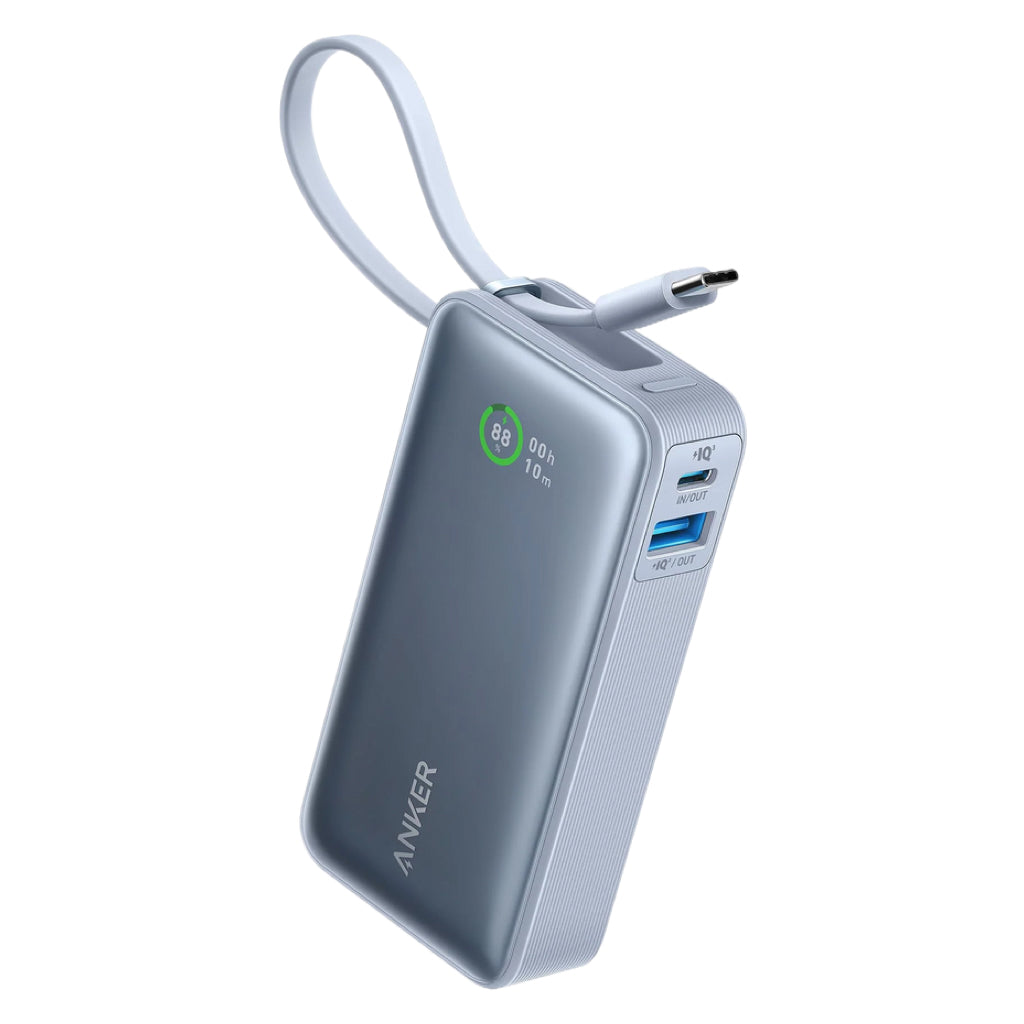 A Photo Of Anker 533 Nano Power Bank 30W Built-In USB-C Cable