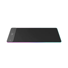 A Photo Of Porodo RGB Gaming Mouse Pad With 15W Fast Wireless Charger - Black | PDX115-BK