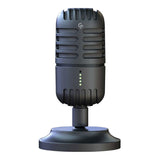 Porodo Gaming Basic Cardioid Microphone with Fixed Stand – Black