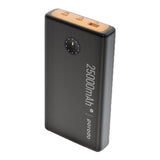 Porodo 25000mAh Compact Power Bank With USB-A QC3.0 & Dual USB-C PD With Type-C To Type-C Cable