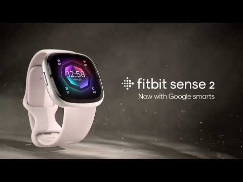 A Video Of Fitbit Sense 2 - Advanced Health and Wellness Smartwatch with Stress Management, Sleep Tracking, and Heart Health Monitoring