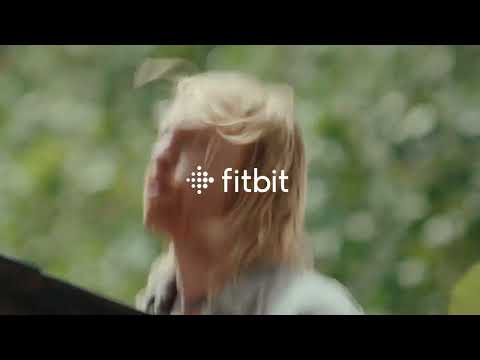 A Video Of Fitbit Versa 4 Platinum Aluminum Smartwatch - Advanced Health & Fitness Tracking, Long Battery Life, Built-in GPS