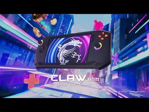 A Video Of MSI Claw A1M Handheld Gaming Console – Intel Core Ultra 7, 512GB SSD, 16GB RAM, 7