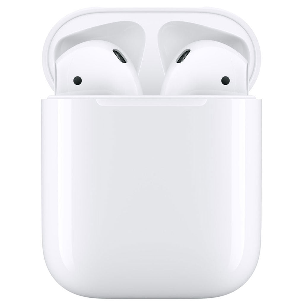 A Photo Of Apple AirPods (2nd Generation) with Lightning Charging Case – Wireless Bluetooth Earbuds for Seamless Connectivity and High-Quality Audio