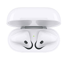 A Photo Of Apple AirPods (2nd Generation) with Lightning Charging Case – Wireless Bluetooth Earbuds for Seamless Connectivity and High-Quality Audio