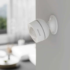 A Photo Of Porodo Lifestyle Smart Motion Sensor With Humidity & Temperature Sensors | PD-LSMSR-WH