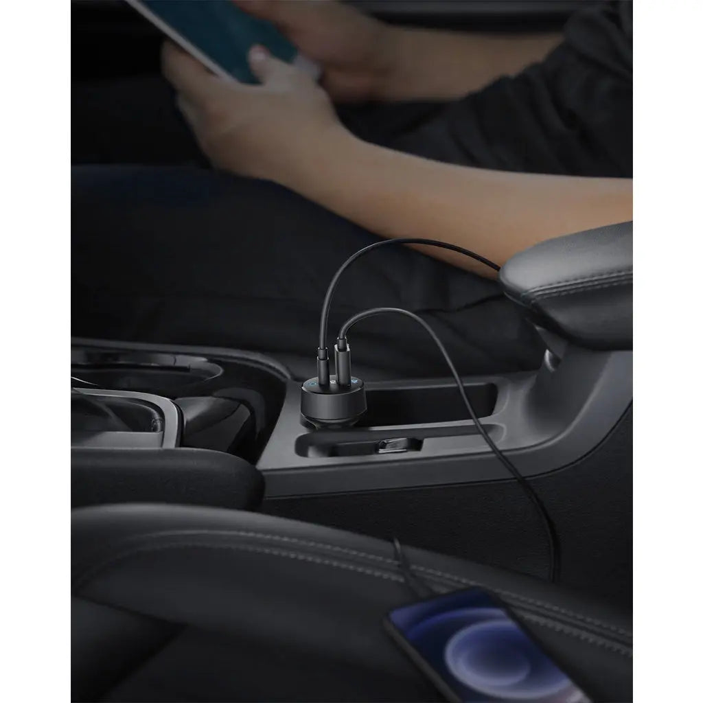 A Photo Of Anker PowerDrive PD+ 2 35W (20W PD+15W) USB C Car Charger | AN.A2732HF1.BK