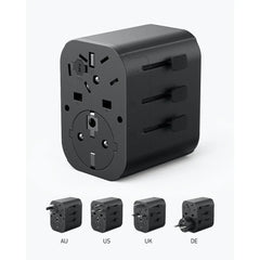 A Photo Of Anker Charger PowerExtend Travel Adapter 30W With USB C Charger | AN.A9212K11.BK