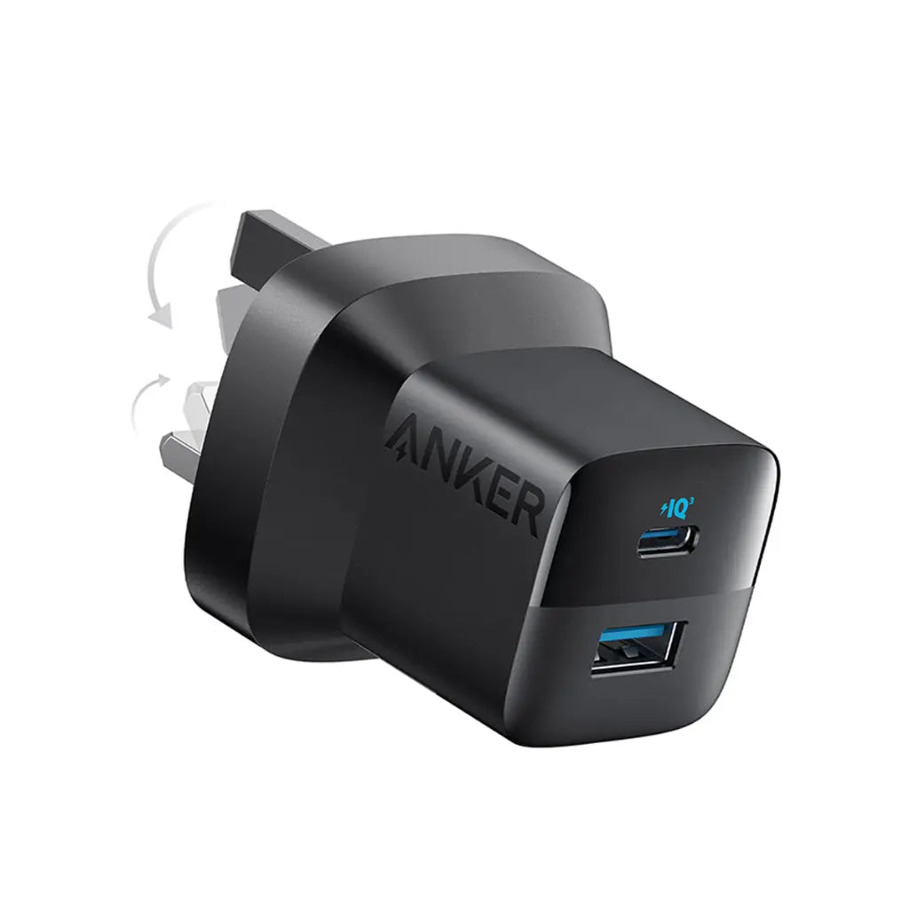 A Photo Of Anker Powerport 323 - 33W USB C Charger | AN.A2331K11.BK